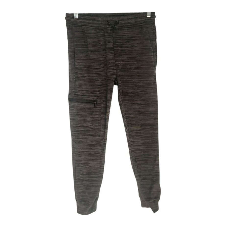 Reel Legends Sweatpants Joggers Black Gray Youth Boys‎ Large 14/16 Pockets EUC